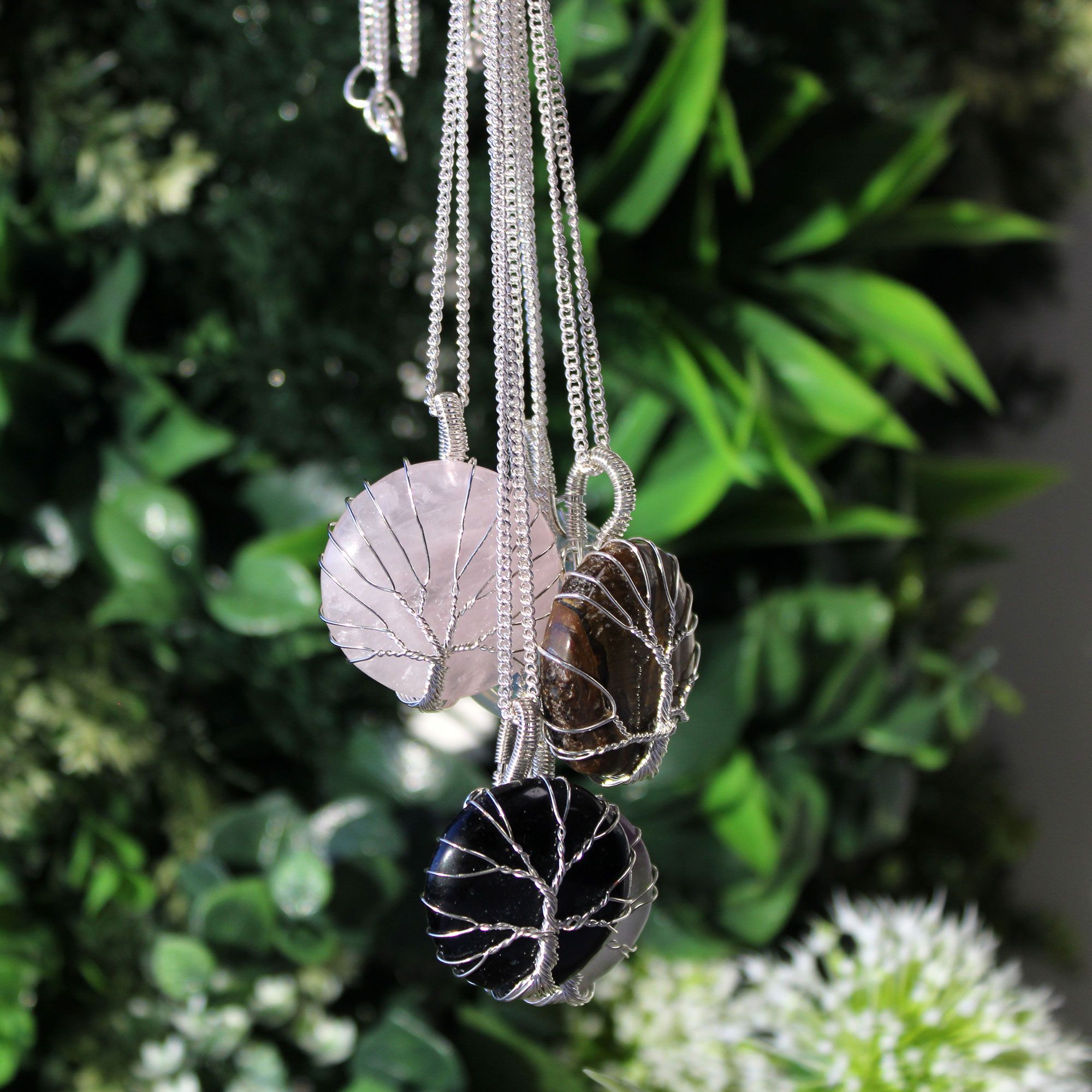 Collar Árbol de la Vida - Ojo de Tigre - Imagen 4