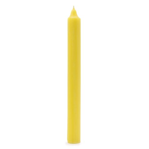 Velas a Granel de Color Sólido - Limón Rústico - Paquete de 10