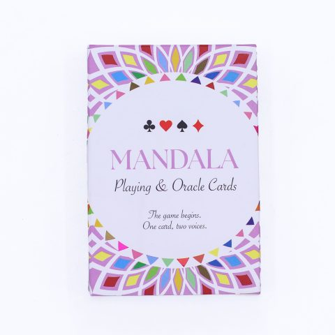 Mandala para jugar y Cartas de Oráculo – Simetría caleidoscópica