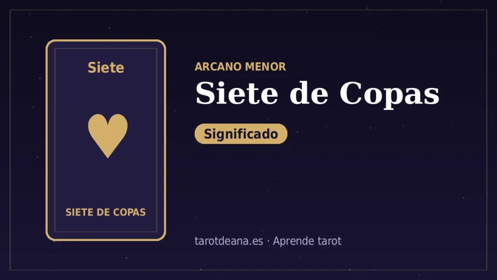Siete de Copas – Significado | Tarot de Ana