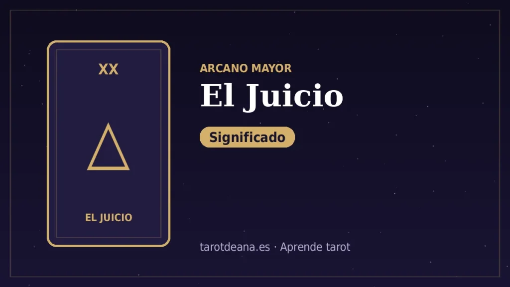 El Juicio – Significado | Tarot de Ana