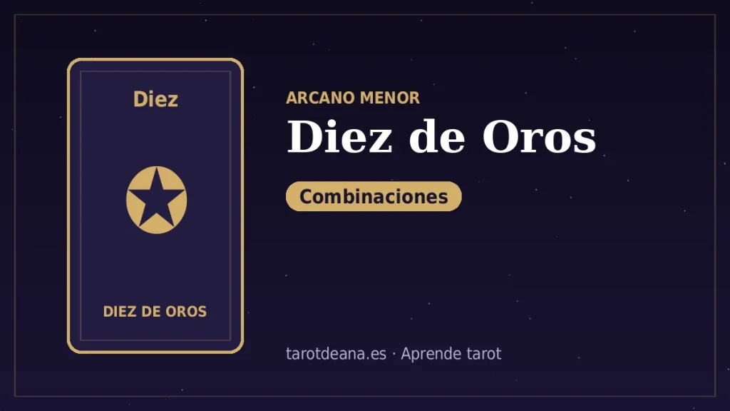Diez de Oros – Combinaciones | Tarot de Ana