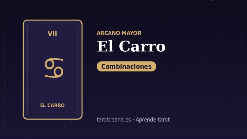 El Carro – Combinaciones | Tarot de Ana