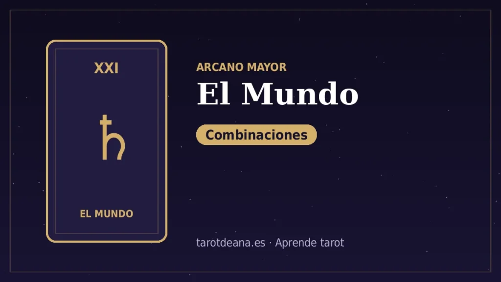 El Mundo – Combinaciones | Tarot de Ana