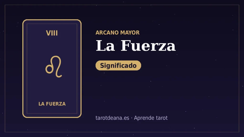 La Fuerza – Significado | Tarot de Ana
