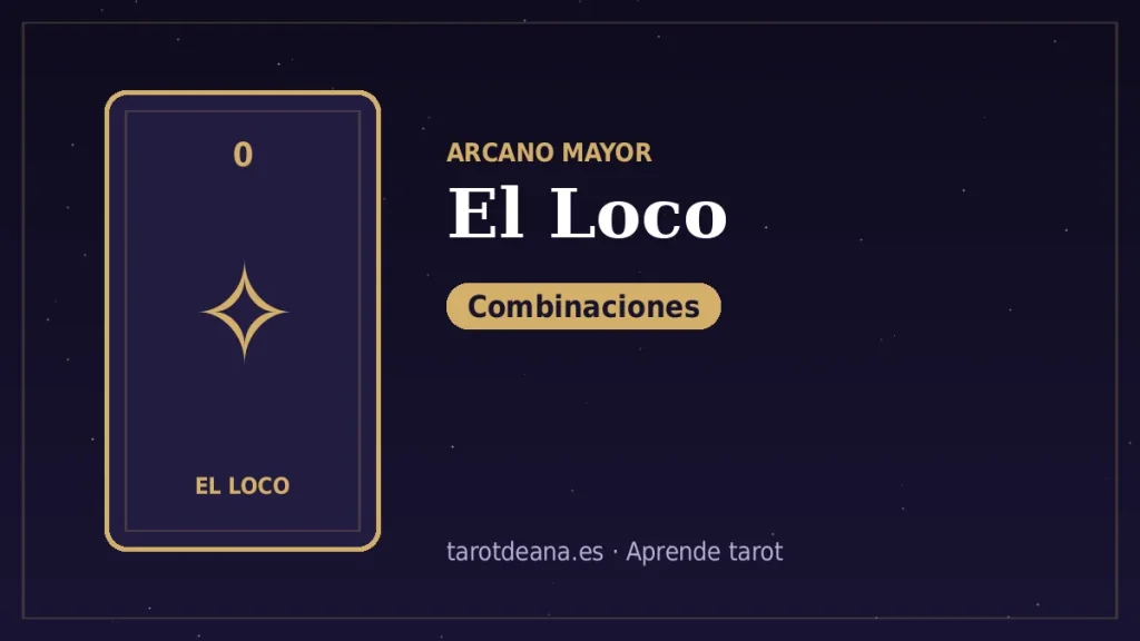 El Loco – Combinaciones | Tarot de Ana