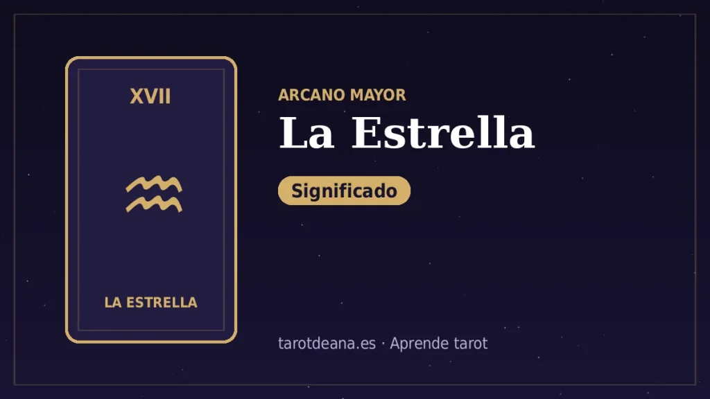La Estrella – Significado | Tarot de Ana