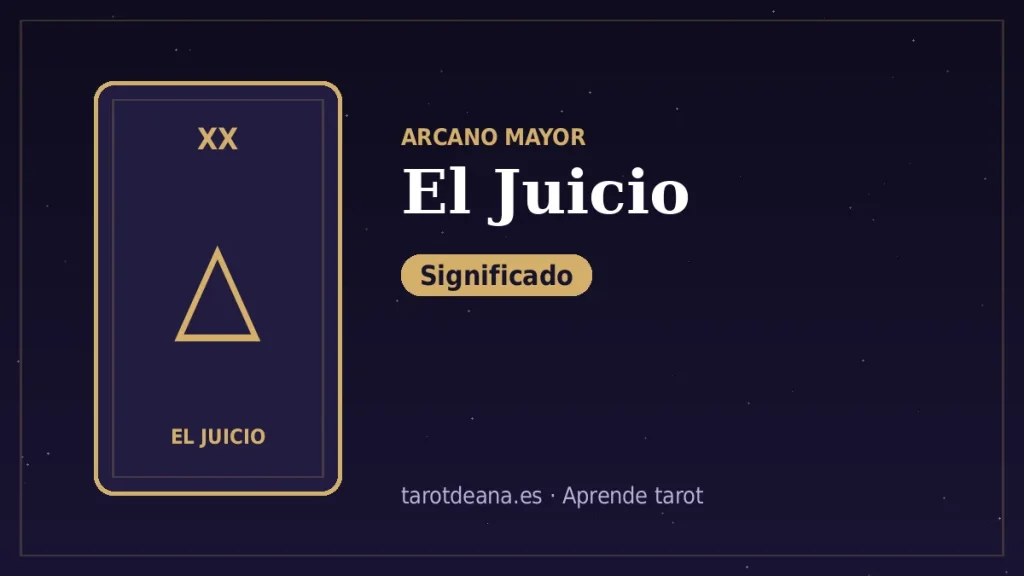 El Juicio – Significado | Tarot de Ana