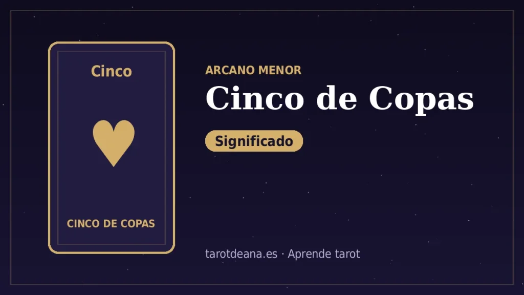Cinco de Copas – Significado | Tarot de Ana