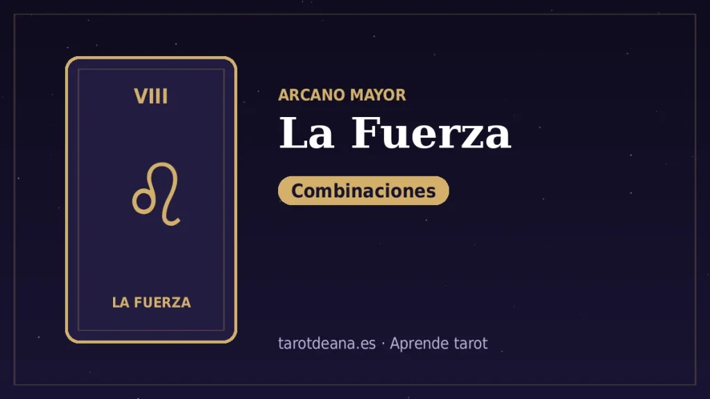 La Fuerza – Combinaciones | Tarot de Ana